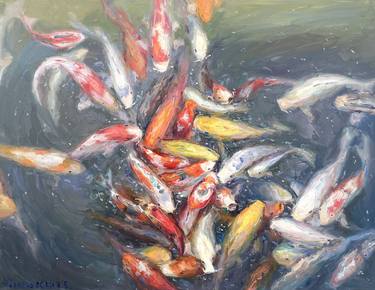 Art Factory Koi Fish Painting on Board Acrylic 24 inch x 36 inch Painting  Price in India - Buy Art Factory Koi Fish Painting on Board Acrylic 24 inch  x 36 inch