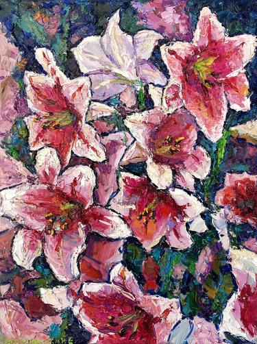 Original Floral Paintings by Eugene Chernyakovsky