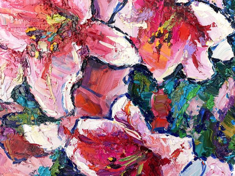 Original Floral Painting by Eugene Chernyakovsky