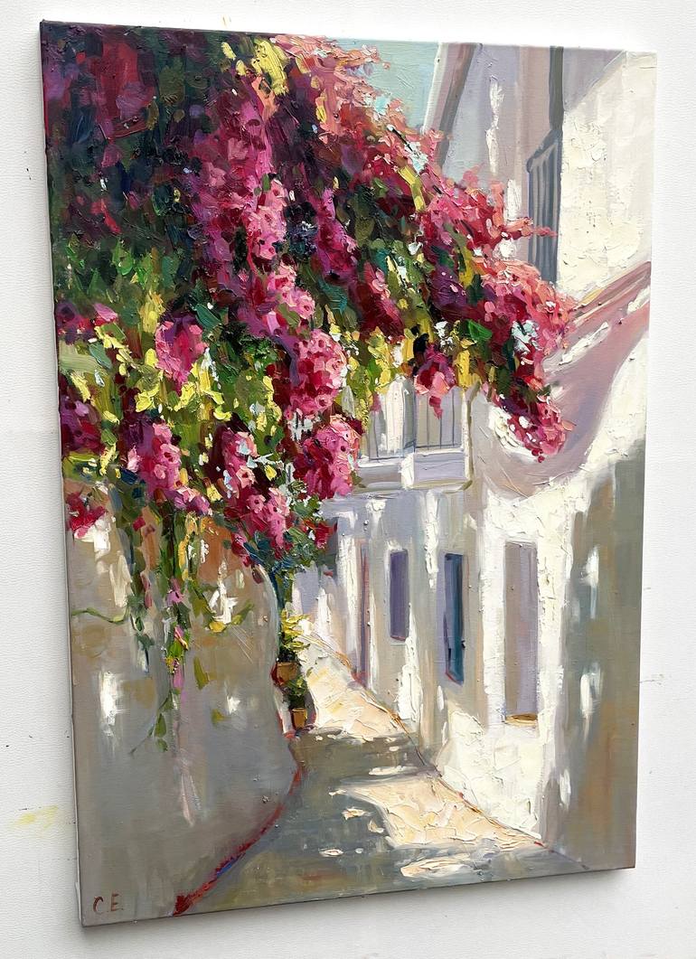 Original Floral Painting by Eugene Chernyakovsky