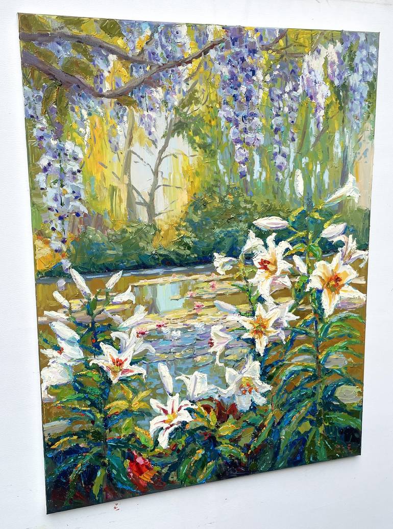 Original Art Deco Floral Painting by Eugene Chernyakovsky