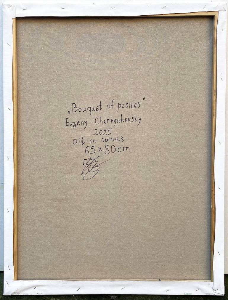 Original Abstract Floral Painting by Eugene Chernyakovsky
