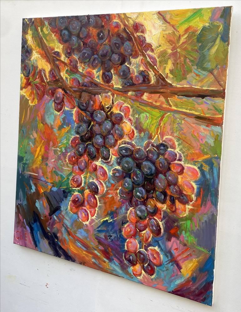 Original Abstract Food & Drink Painting by Eugene Chernyakovsky