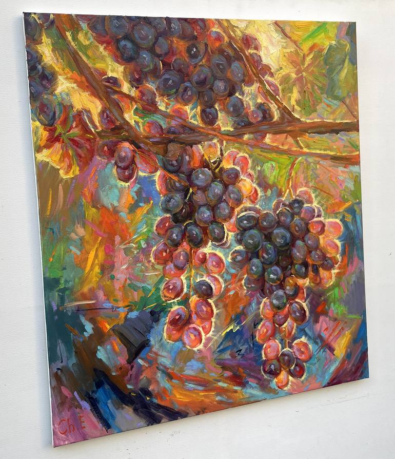 Original Abstract Food & Drink Painting by Eugene Chernyakovsky