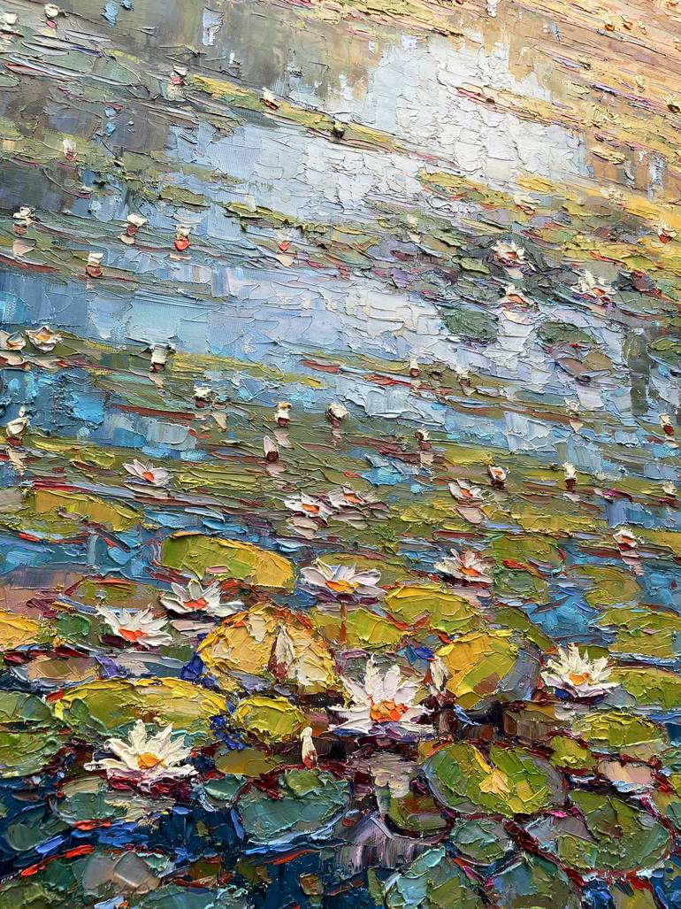 Original Abstract Floral Painting by Eugene Chernyakovsky
