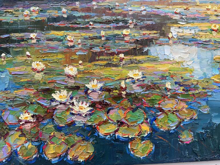 Original Abstract Floral Painting by Eugene Chernyakovsky