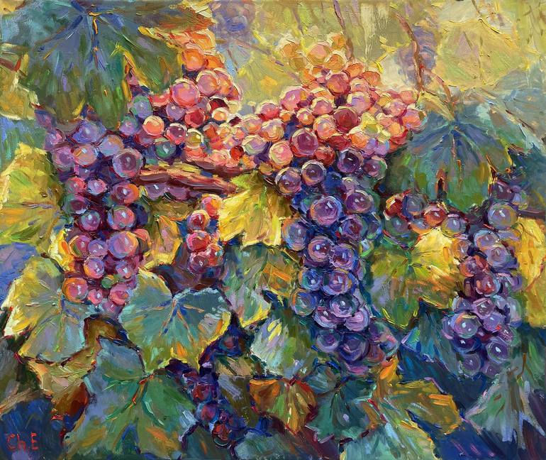Original Abstract Food & Drink Paintings by Eugene Chernyakovsky