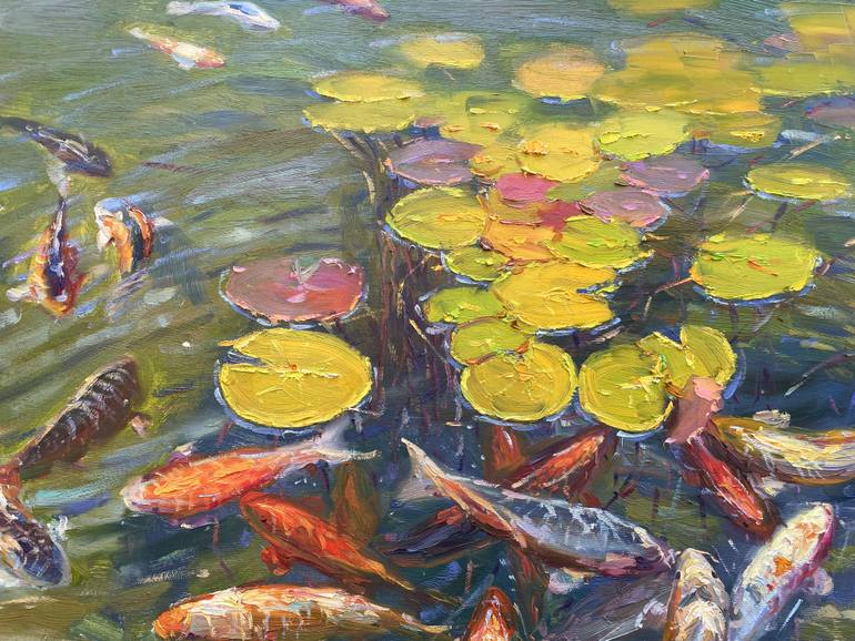 Original Abstract Animal Painting by Eugene Chernyakovsky