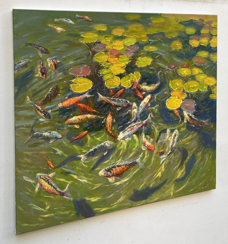 Original Abstract Animal Painting by Eugene Chernyakovsky