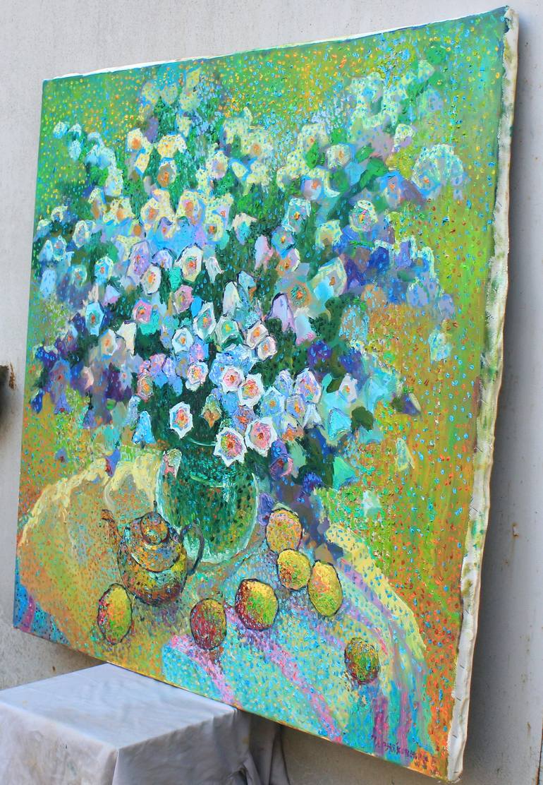 Original Figurative Floral Painting by Eugene Chernyakovsky