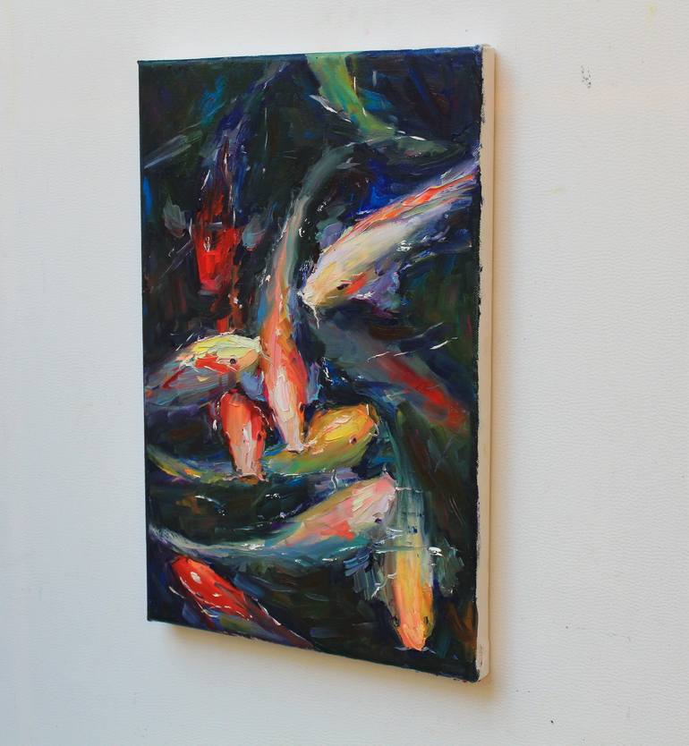 Original Fish Painting by Eugene Chernyakovsky