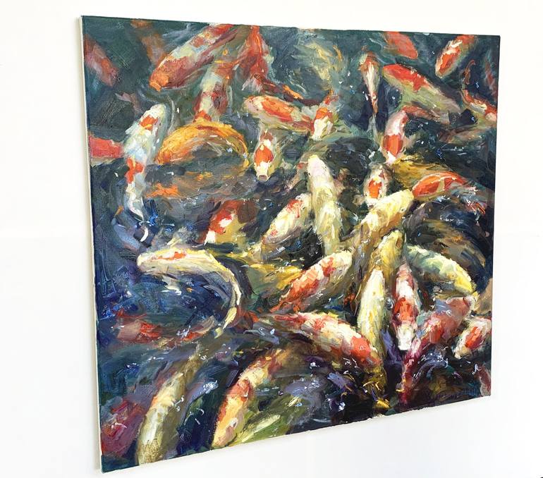 Original Fish Painting by Eugene Chernyakovsky