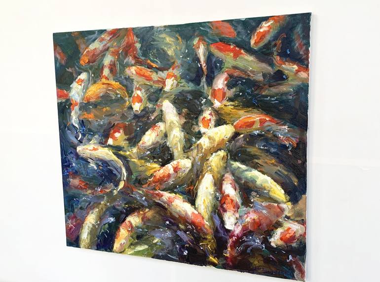Original Fish Painting by Eugene Chernyakovsky