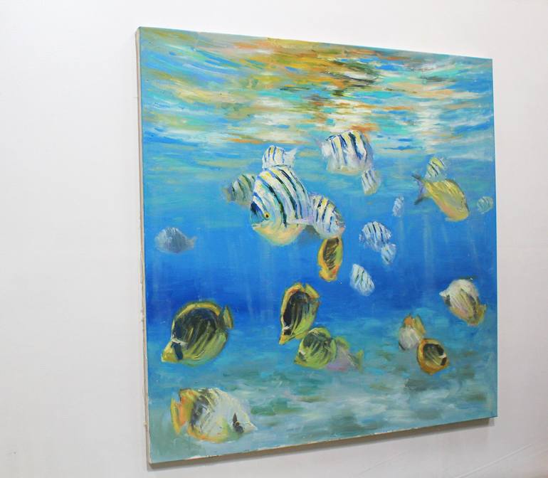 Original Fish Painting by Eugene Chernyakovsky