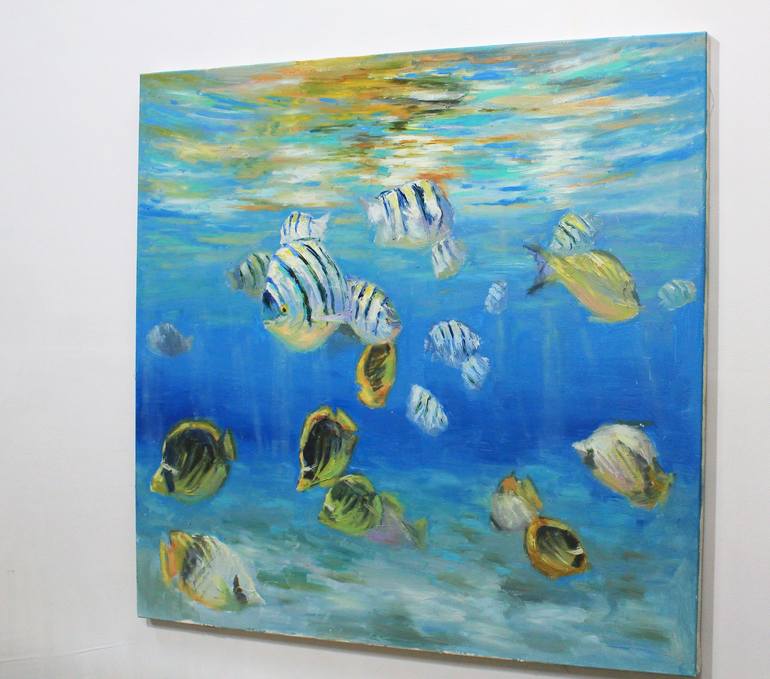 Original Fish Painting by Eugene Chernyakovsky