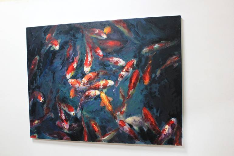 Original Fish Painting by Eugene Chernyakovsky