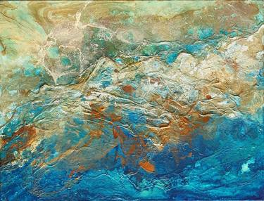 Original Abstract Seascape Paintings by Brigitte Ackland