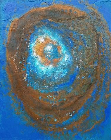 Original Abstract Outer Space Paintings by Brigitte Ackland