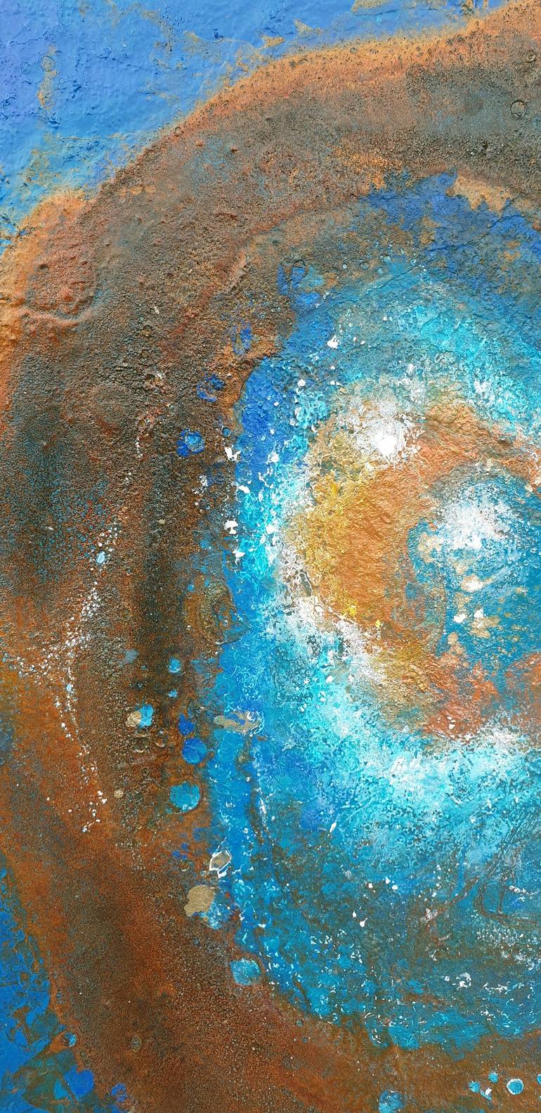 Original Outer Space Painting by Brigitte Ackland