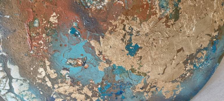 Original Abstract Seascape Painting by Brigitte Ackland