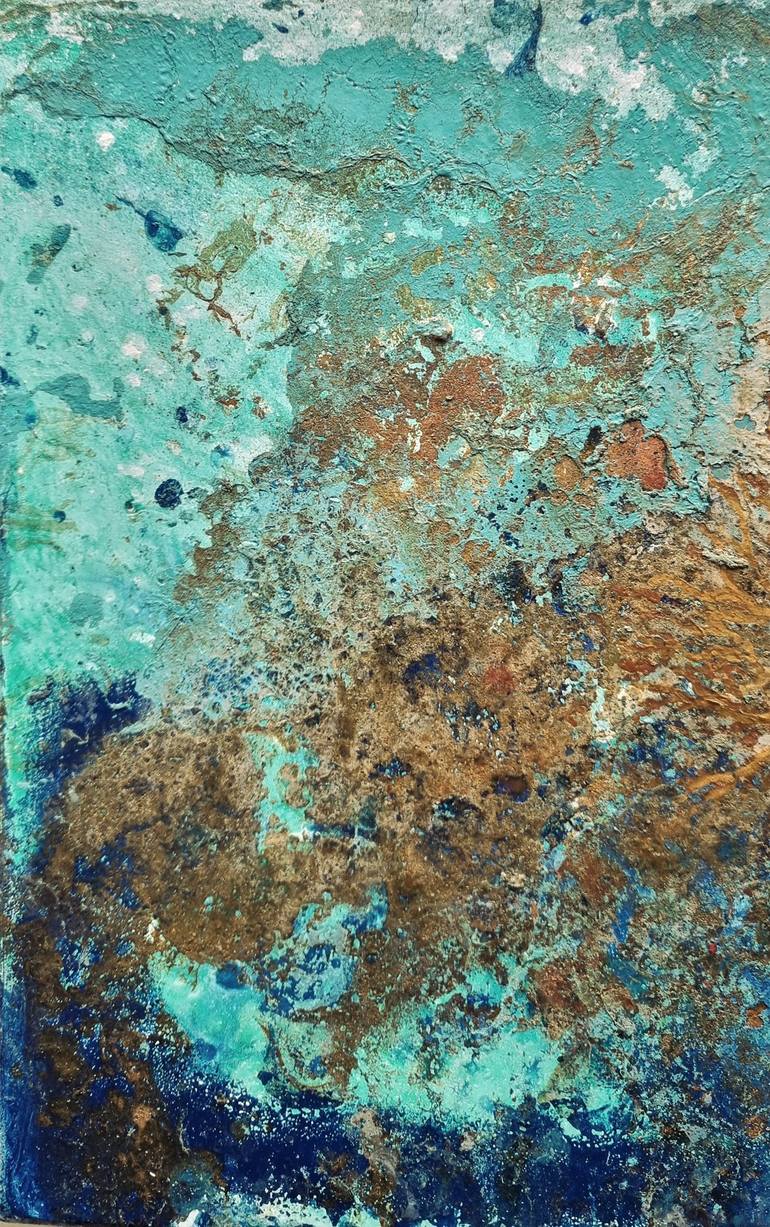 Original Abstract Seascape Painting by Brigitte Ackland