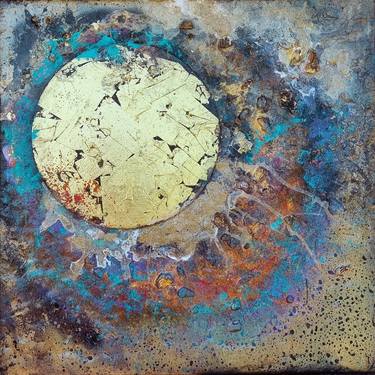 Original Abstract Outer Space Paintings by Brigitte Ackland