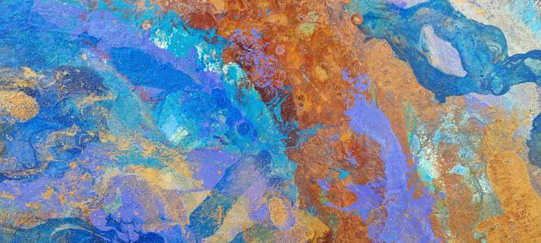 Original Abstract Expressionism Abstract Painting by Brigitte Ackland