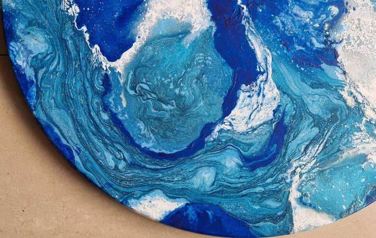 Original Abstract Water Painting by Brigitte Ackland