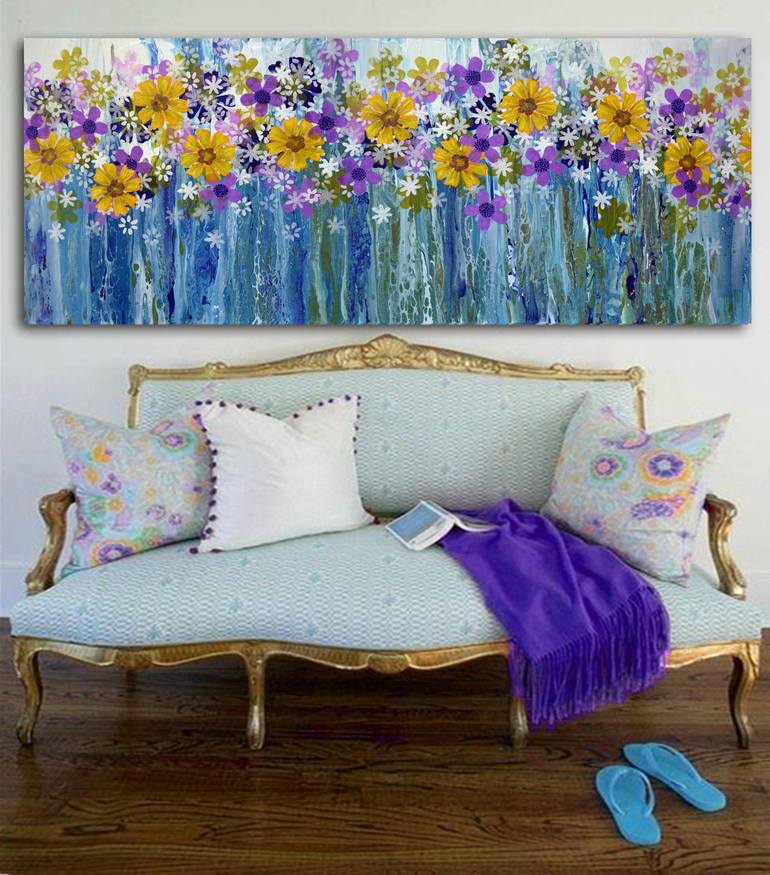 Original Modern Floral Painting by Brigitte Ackland