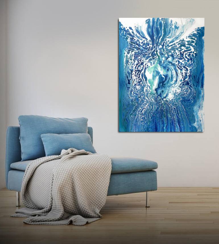 Original Expressionism Seascape Painting by Brigitte Ackland