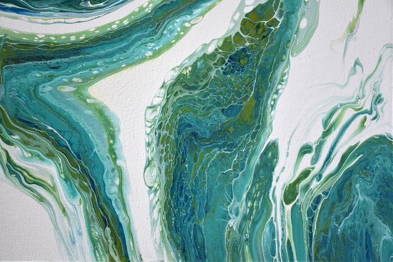 Original Abstract Seascape Painting by Brigitte Ackland