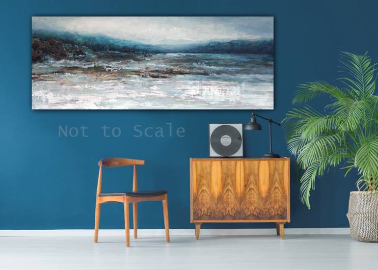 Original Impressionism Seascape Painting by Brigitte Ackland