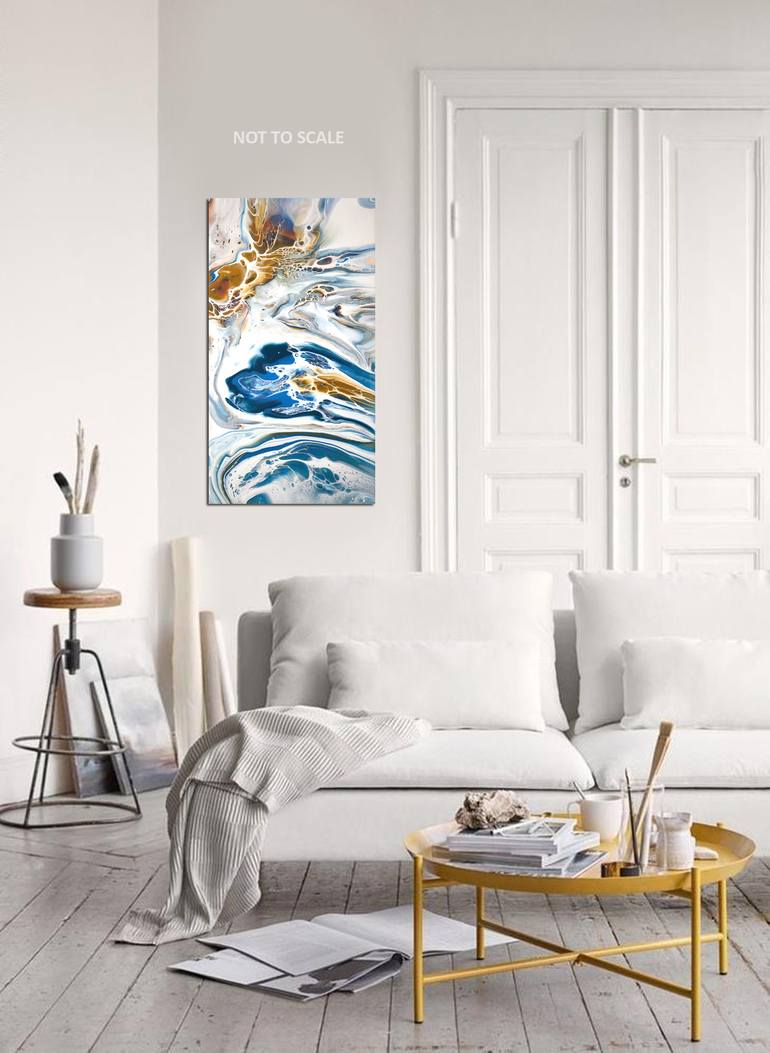 Original Expressionism Seascape Painting by Brigitte Ackland