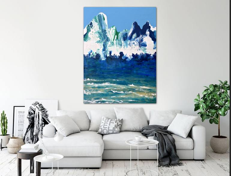 Original Impressionism Seascape Painting by Brigitte Ackland