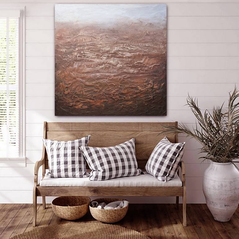 Original Abstract Landscape Painting by Brigitte Ackland