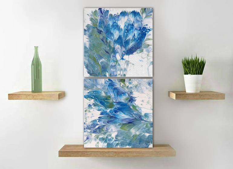 Original Impressionism Floral Painting by Brigitte Ackland