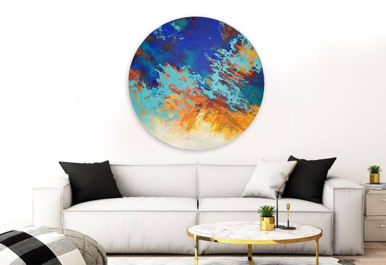 Original Abstract Painting by Brigitte Ackland