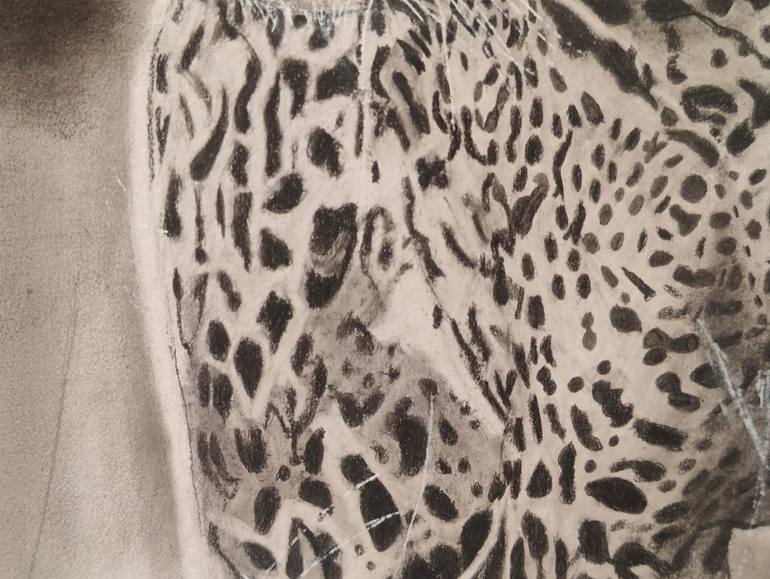 Original Black & White Animal Drawing by Shailendra Khadkikar