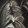 One of the most majestic animal, shiny, muscular and flawless hairs make it a fantastic subject for art. It was a challenge to give justice to this art with only charcoal, hence a pinch of dry pastel was used to enhance the contrast