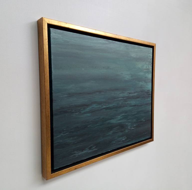 Original Abstract Seascape Painting by Cao Yan