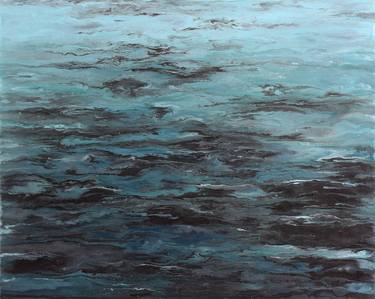 Print of Abstract Seascape Paintings by Cao Yan