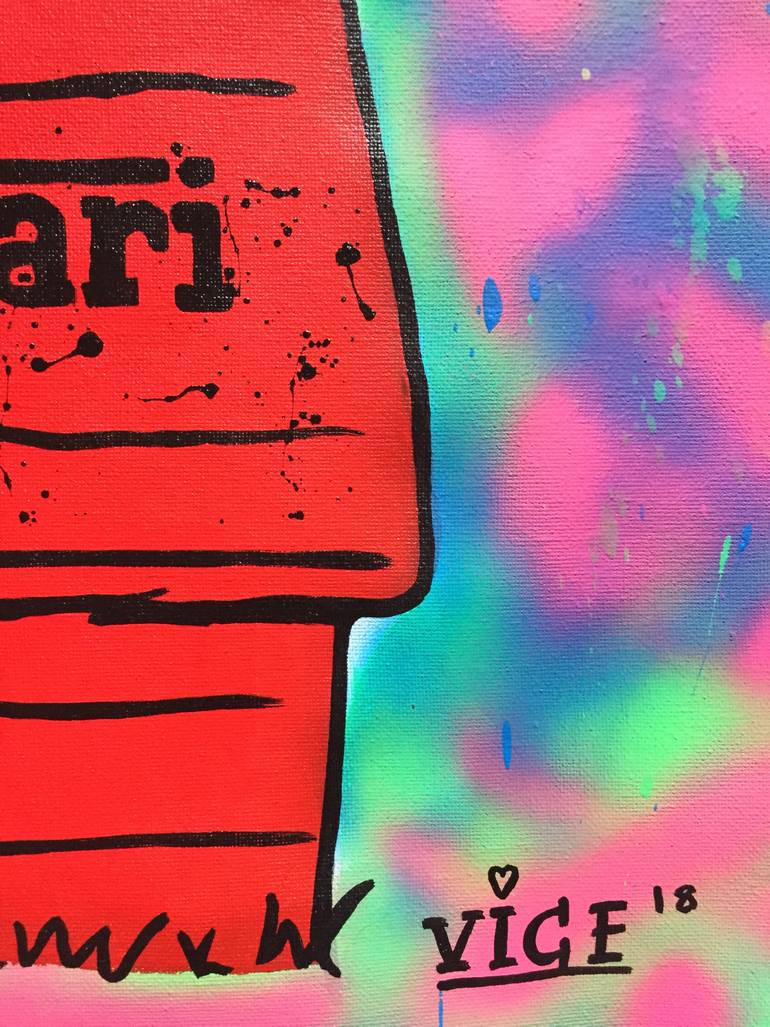 Original Abstract Pop Culture/Celebrity Painting by Mike Vice