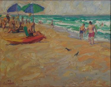 Original Beach Painting by Ken McIndoe
