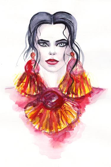 Print of Illustration Fashion Paintings by Grazhyna Zaksheuskaya