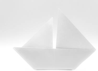 Origami Sailing Boat - Limited Edition of 100 thumb