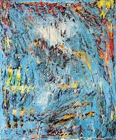 Original Abstract Expressionism Abstract Painting by Thomas Ernst