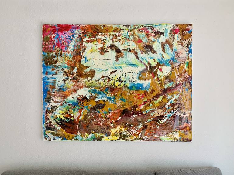 Original Abstract Expressionism Abstract Painting by Thomas Ernst