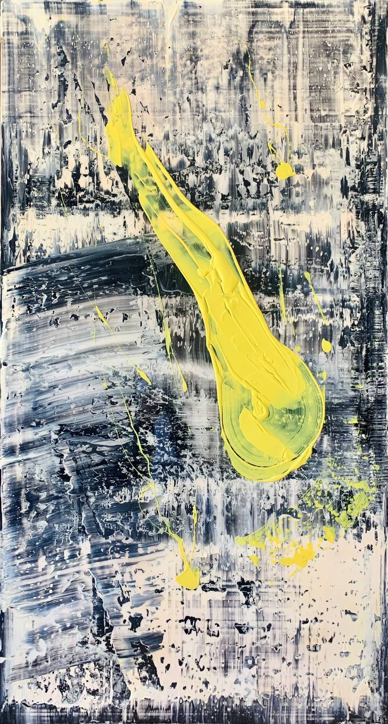Original Abstract Expressionism Abstract Painting by Thomas Ernst