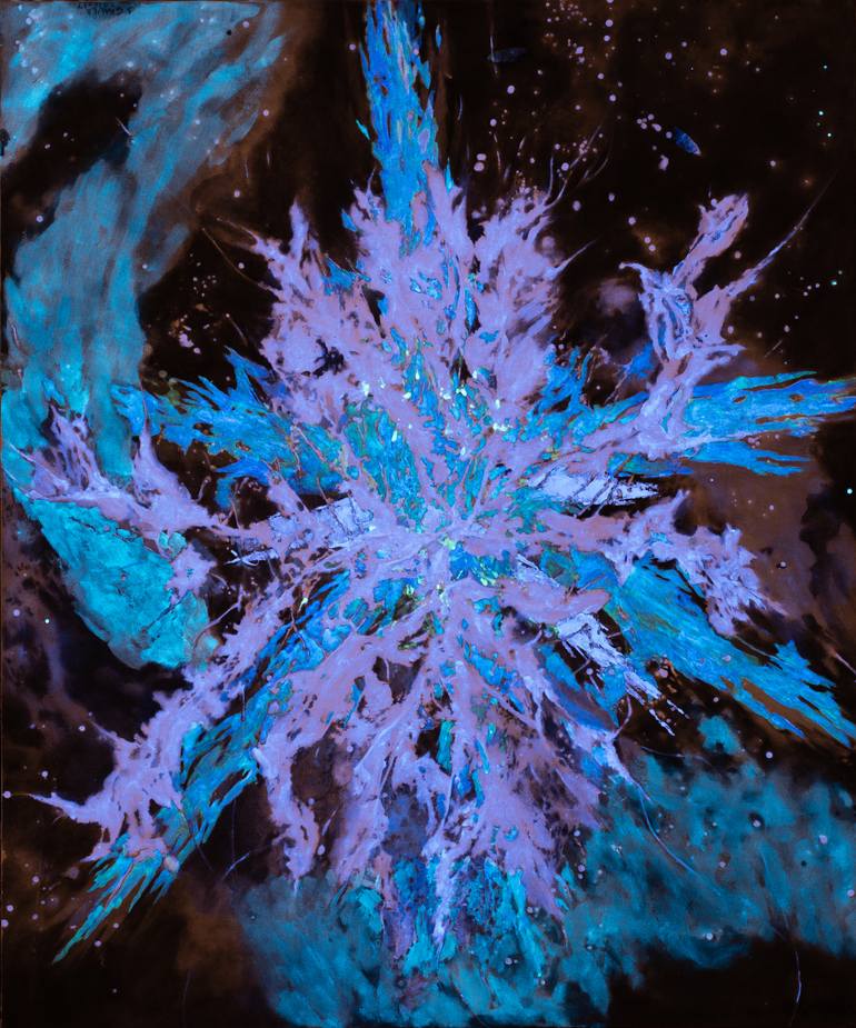Original Other Outer Space Painting by Sherrard Grauer