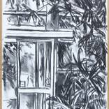 Wisley Glasshouse Sketch by Juliet E P Gibbs